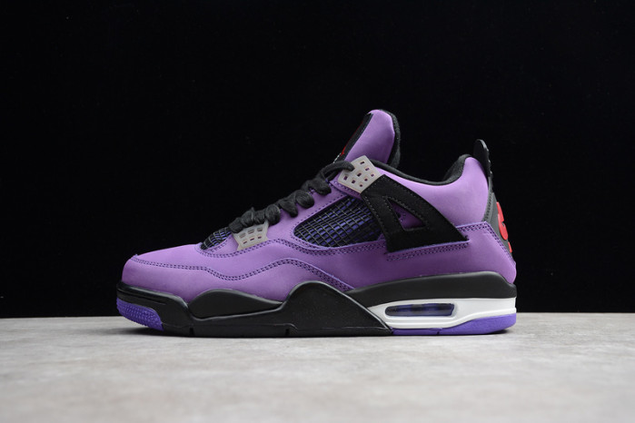 travis scott x air jordan 4 “purple” 308497-510