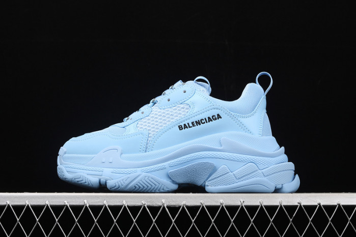 bl triple s trainers blue sneakers a111315