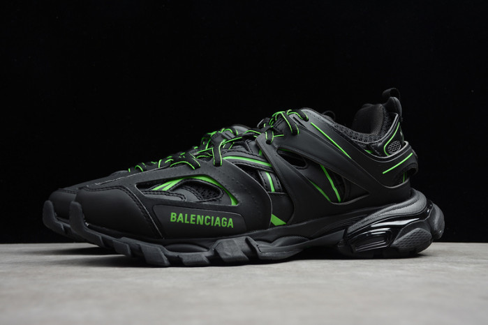 bl tess s. gomma trek low sneakers black green 11607