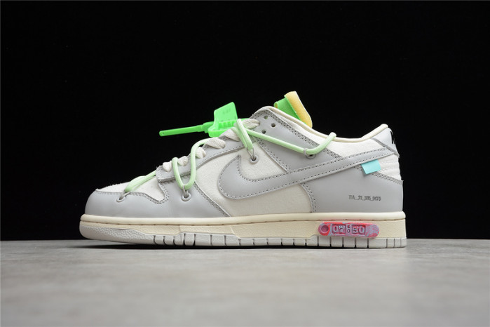 ofw x nike sb dunk low “07 of 50” ow dm1602-108