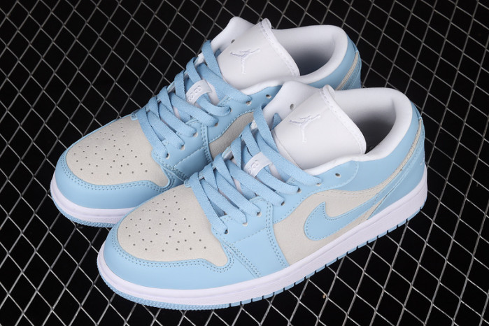 air jordan 1 low university blue wmns dc0774-050