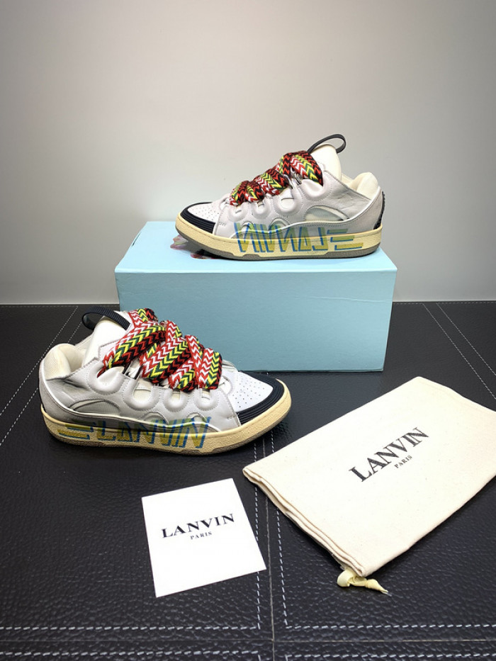 lanvin curb sneaker