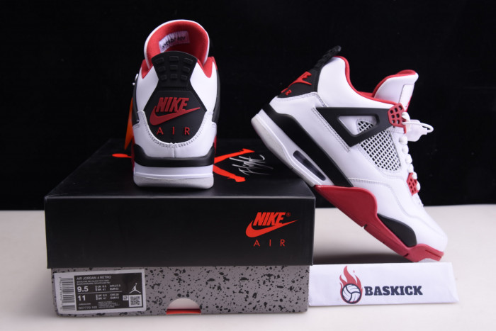 air jordan 4 retro fire red (2020) dc7770-160