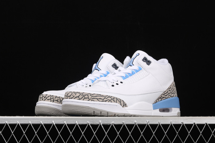 air jordan 3 retro “unc” white ct8532-104
