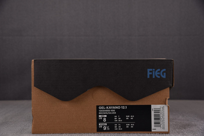 As1cs gel-kayano 12.1 ronnie fieg "cream" 1203a555-100