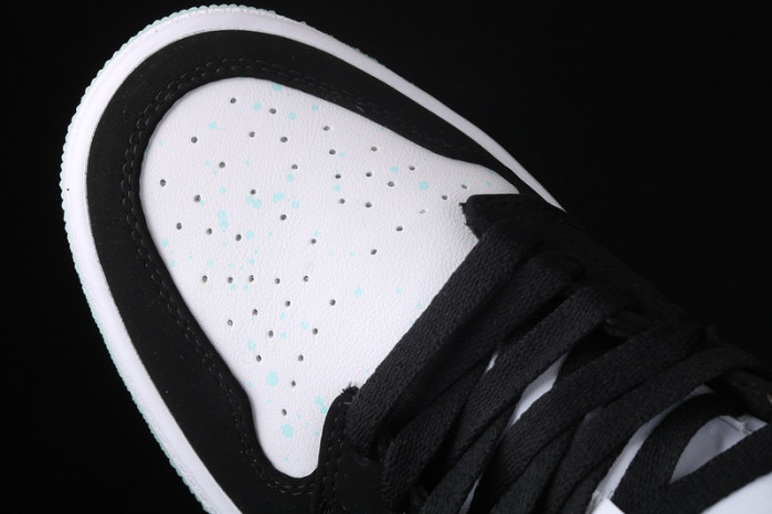 air jordan 1 mid white black teal tint bq6931-103