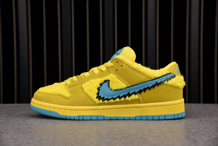 grateful dead x dunk low sb ''yellow bear'' - nike - cj5378-700