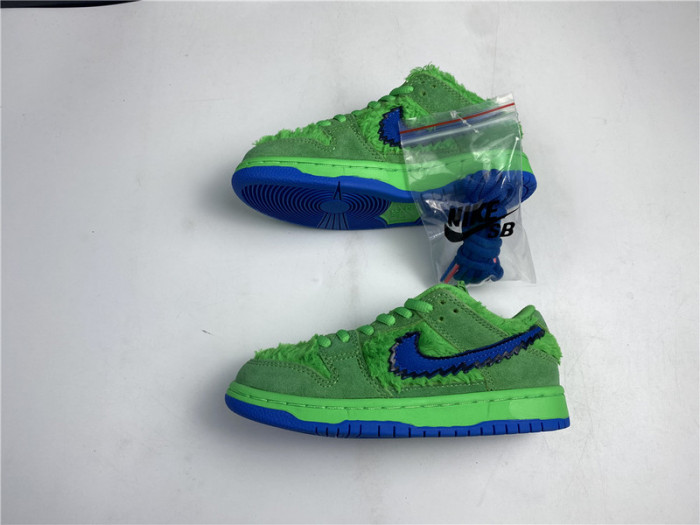nike sb dunk kids low grateful dead bears green - cj5378-300