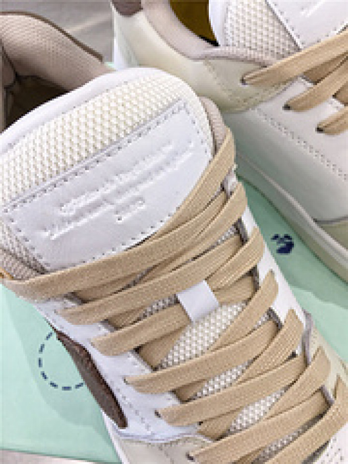 ofw out of office low-top leather sneakers