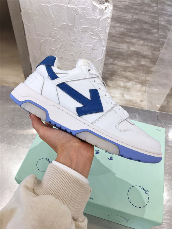 ofw out of office low-top leather sneakers