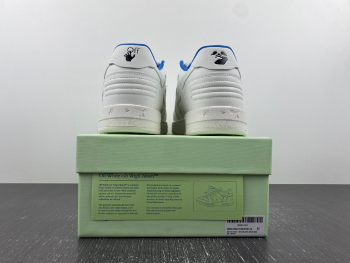 ofw out of office low-top leather sneakers