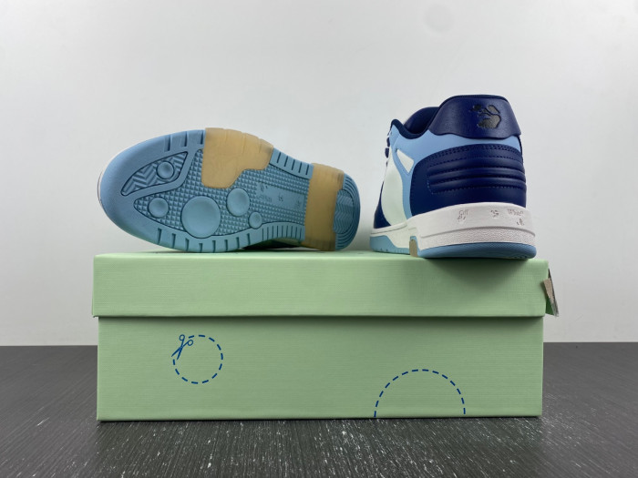 ofw out of office low-top leather sneakers