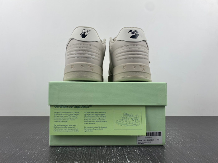 ofw out of office low-top leather sneakers