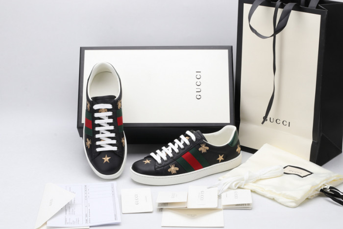 gi ace embroidered low-top sneaker