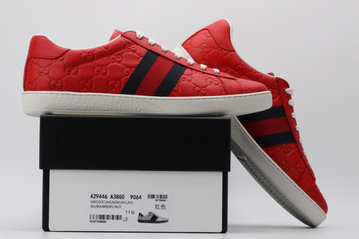 gi ace embroidered low-top sneaker