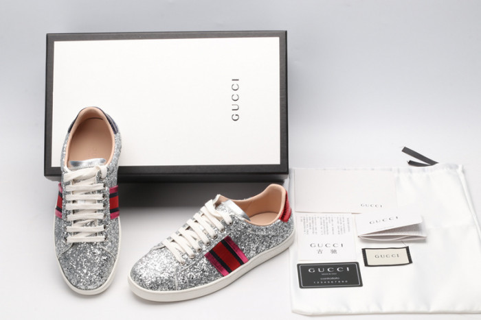 gi ace embroidered low-top sneaker