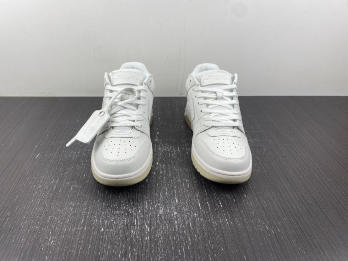 ofw out of office low-top leather sneakers