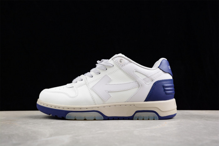 ofw out of office low-top leather sneakers