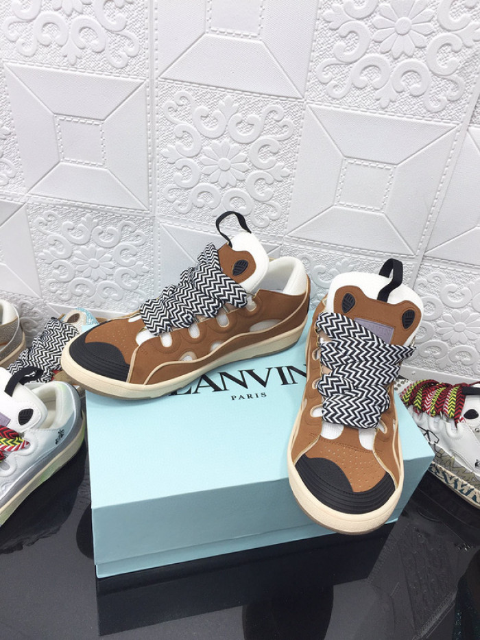 lanvin curb sneaker