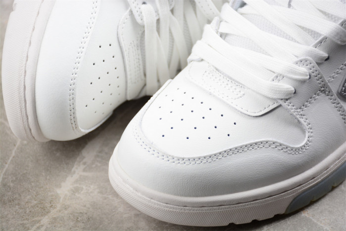 ofw out of office low-top leather sneakers