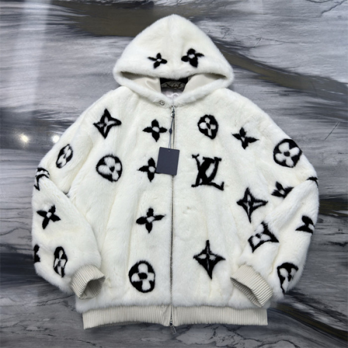 LOVT Mink fur genuine leather Jacket