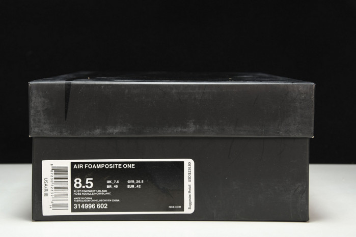 nike air foamposite one rust pink - 314996-602