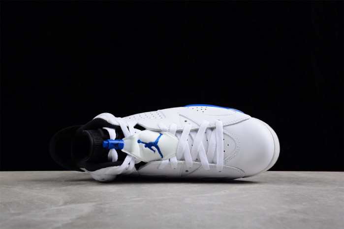 jordan 6 retro sport blue 384664-107