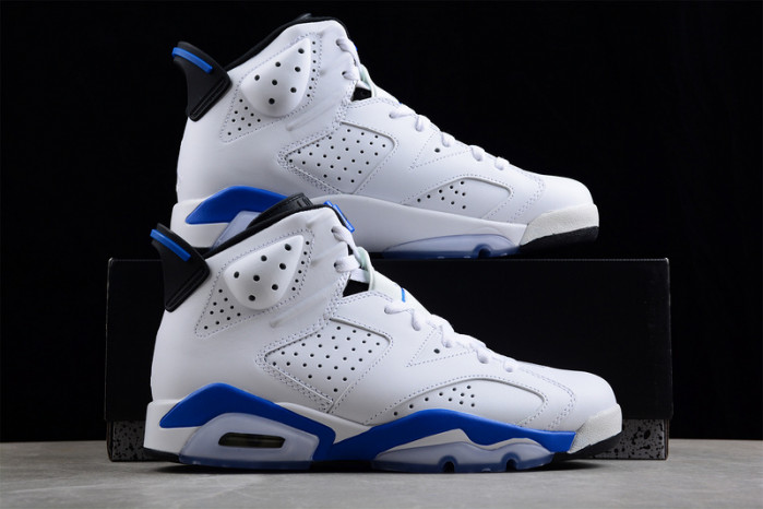 jordan 6 retro sport blue 384664-107