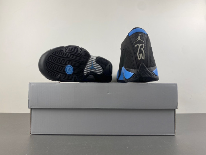Jordan 14 "Black/University Blue" 487471-002