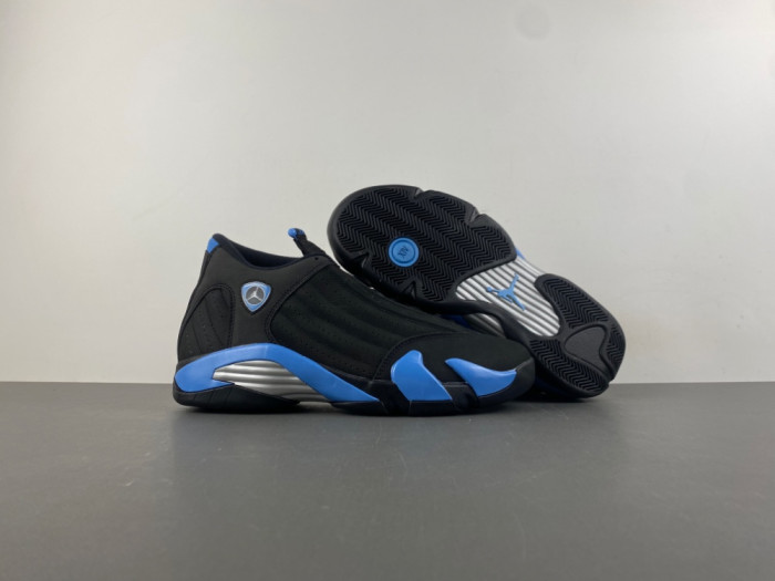 Jordan 14 "Black/University Blue" 487471-002