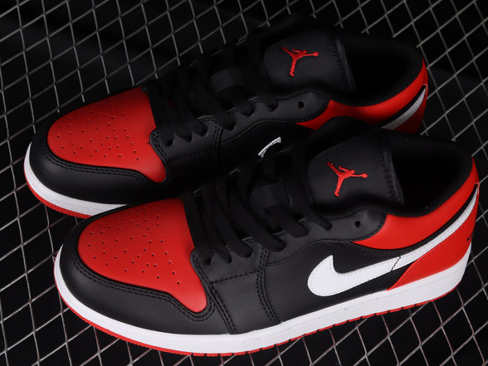 air jordan 1 low bred toe 553558-066