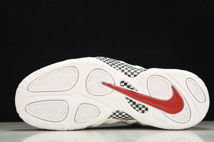nike air foamposite pro white black university red 624041-103