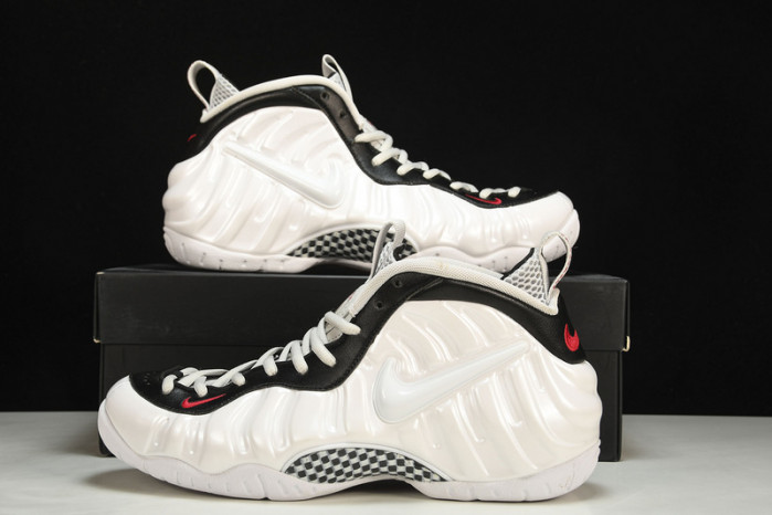 nike air foamposite pro white black university red 624041-103