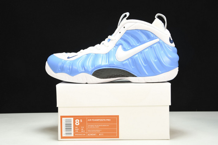 nike air foamposite pro university blue 624041-411
