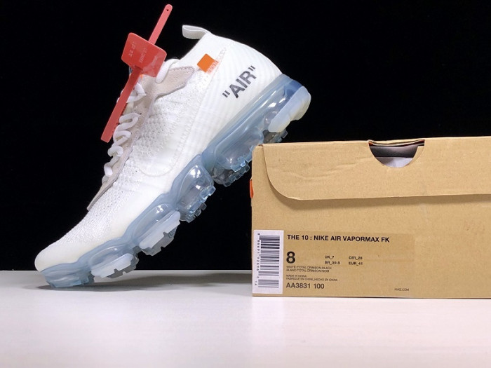 ofw nike air vapormax 2018 white - aa3831-100