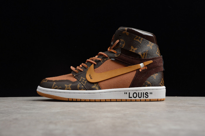 ofw x air jordan 1 customs mens - aq0818-202