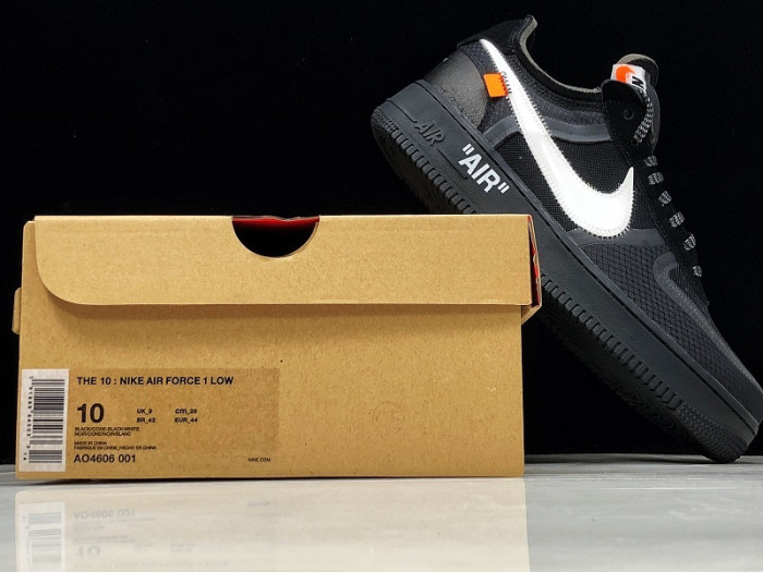 ofw nike air force 1 black - ao4606-001