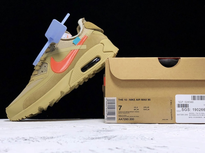 ofw nike air max 90 desert ore - aa7293-200