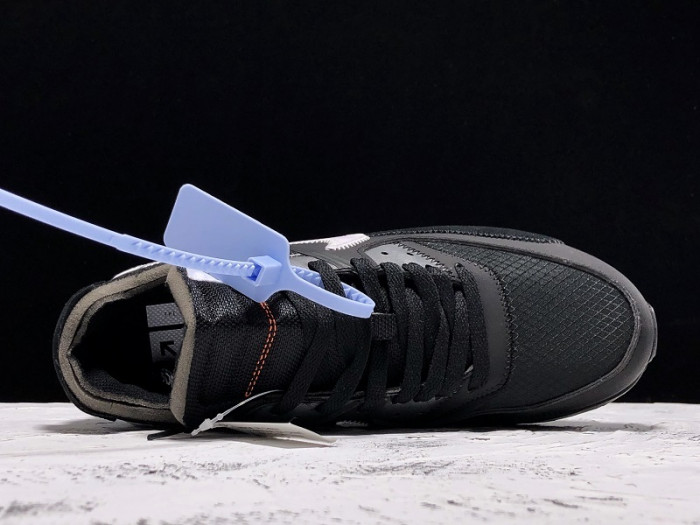 ofw nike air max 90 black cone white - aa7293-001