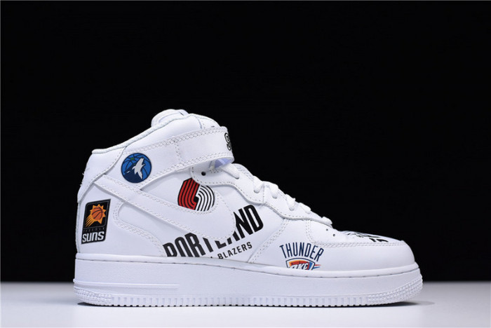 air force 1 mid nba white - aq8017-100