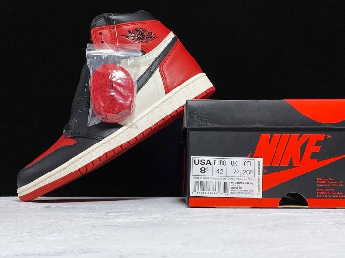 air jordan 1 retro high bred toe og 555088-610