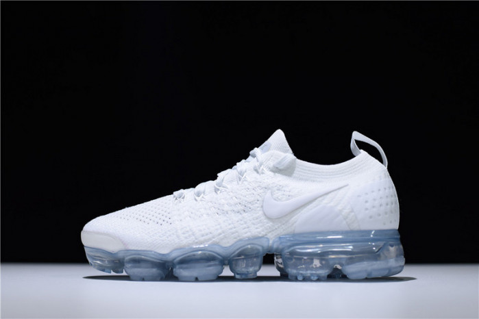 nike air vapormax flyknit 2 white pure platinum 942842-100