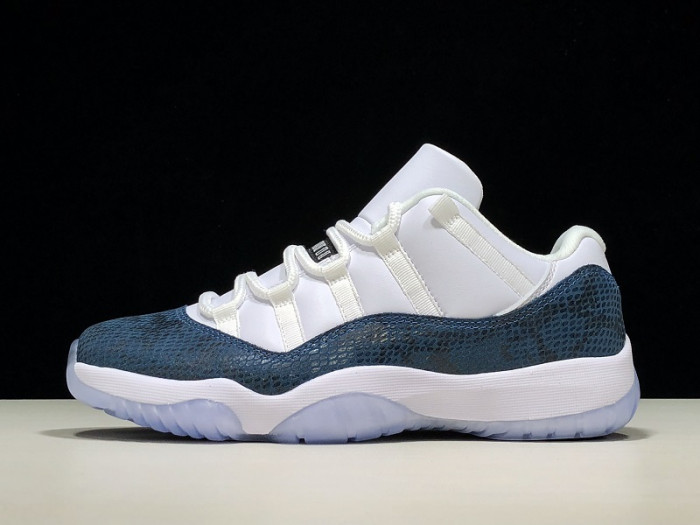 jordan 11 retro low snake navy (2019) - cd6846-102