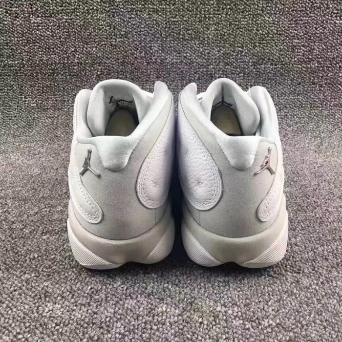 air jordan 13 low“pure money” white mens 310810-100