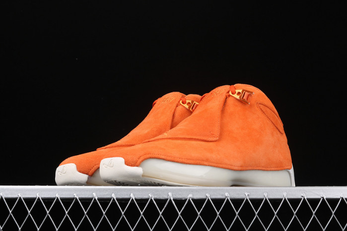 jordan 18 retro campfire orange - aa2494-801