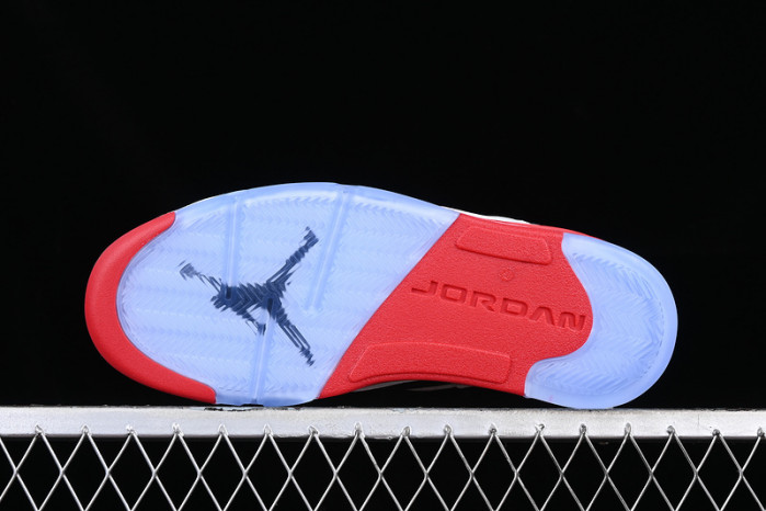 air jordan 5 retro low fire red white/black/red 819171-101