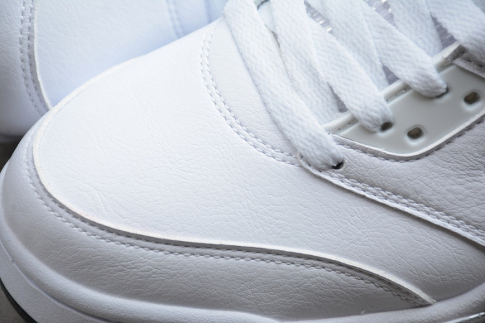 air jordan 5 retro low white/wolf grey-black 819172-122