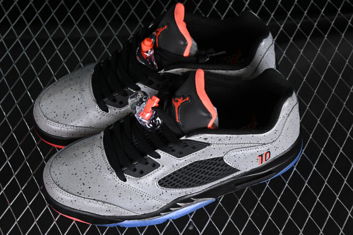 air jordan 5 low neymar grey/black/blue 846316-025