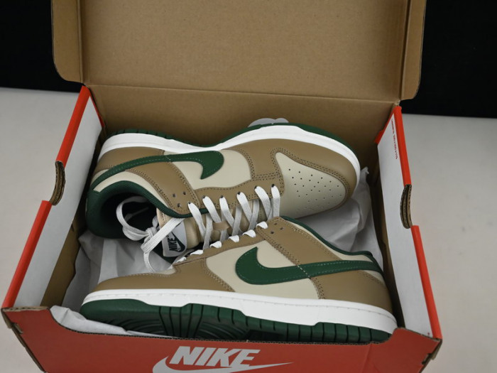 nike dunk low tan green fb7160-231