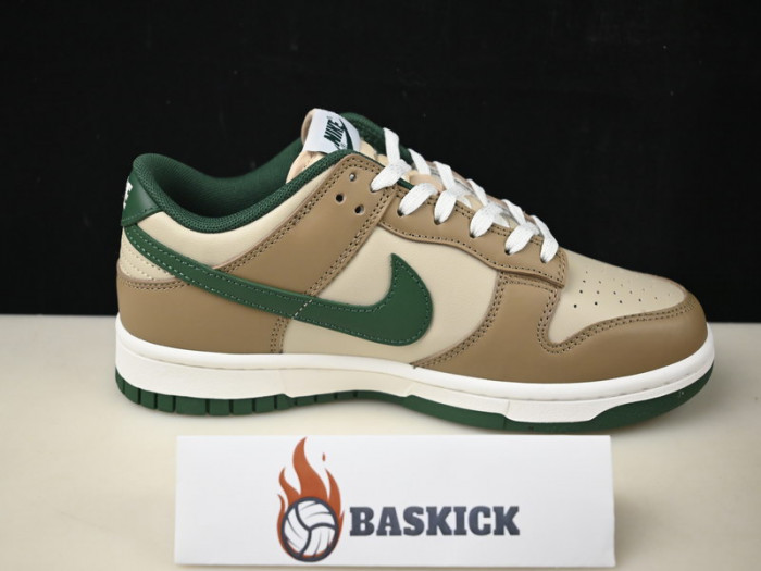 nike dunk low tan green fb7160-231